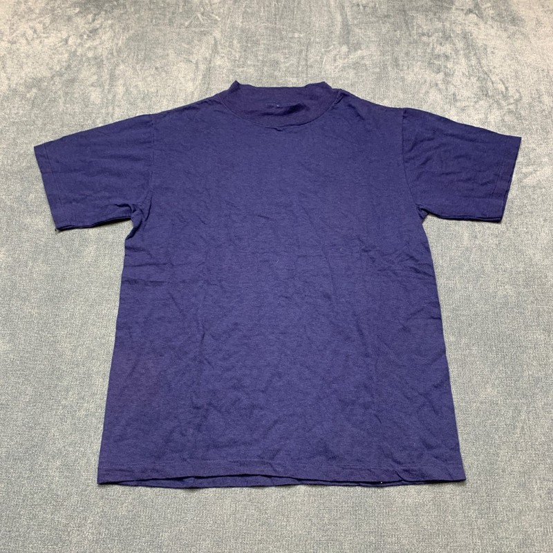 Vintage Hanes Beefy-T T Shirt Men’s S 34-36 Purple Cotton Short Sleeve Classic