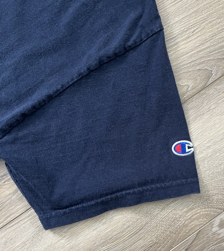Champion Blue Cotton Short Sleeve Tee Mens Sz Large Casual gallery