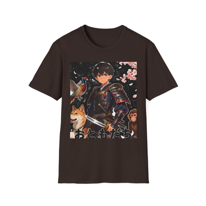 Cute Japanese Kawaii T-Shirt – Momotaro – Public Domain Motif