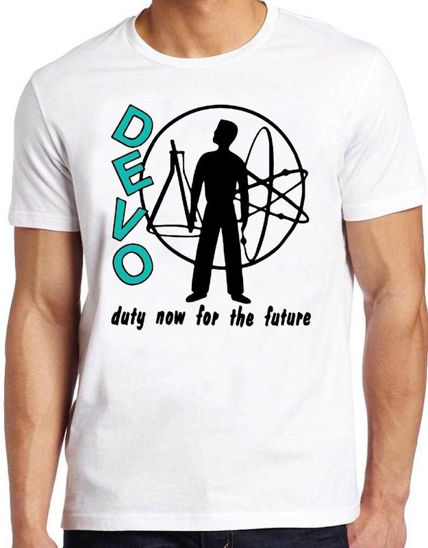 Vintage Devo Music Band Heavy Cotton White S-234XL Men Women Shirt AG370