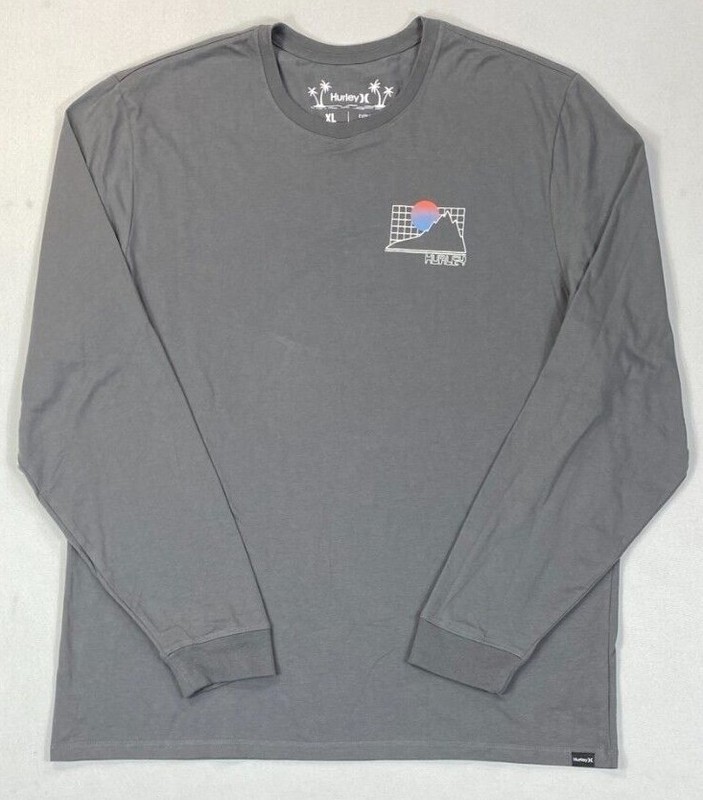 NEW Men’s Hurley Everyday Explorer The Great Outdoors UPF 30 Long Sleeve T-Shirt