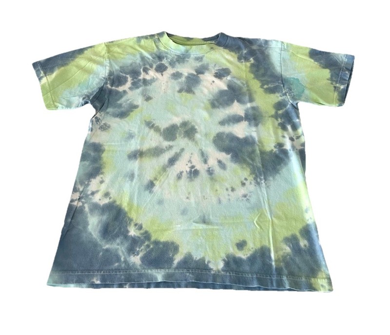 Green Blue TIE DYE T-Shirt M