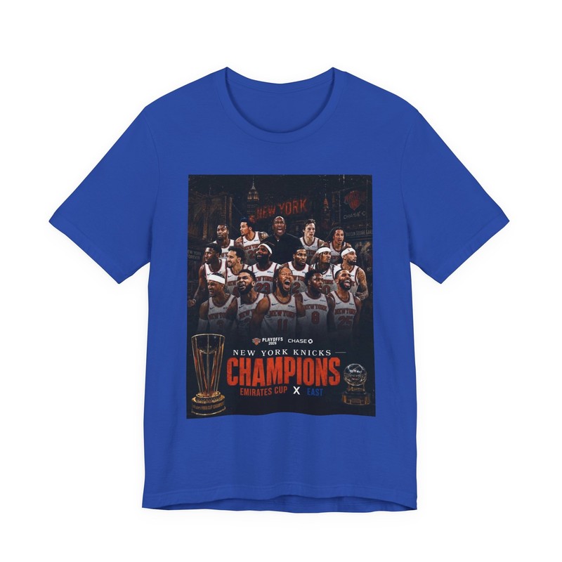New York Knicks Champions Tee | Basketball Team Poster, Trophy Design