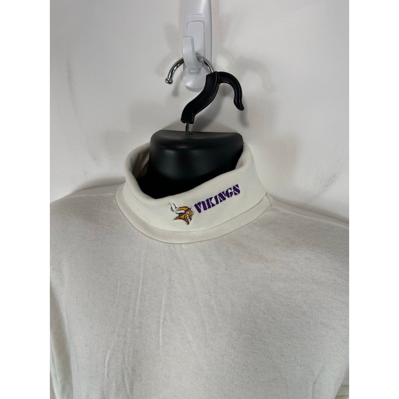 Vintage Lee Sport Minnesota Vikings Mock Neck Longsleeve Size Large Made in USA gallery