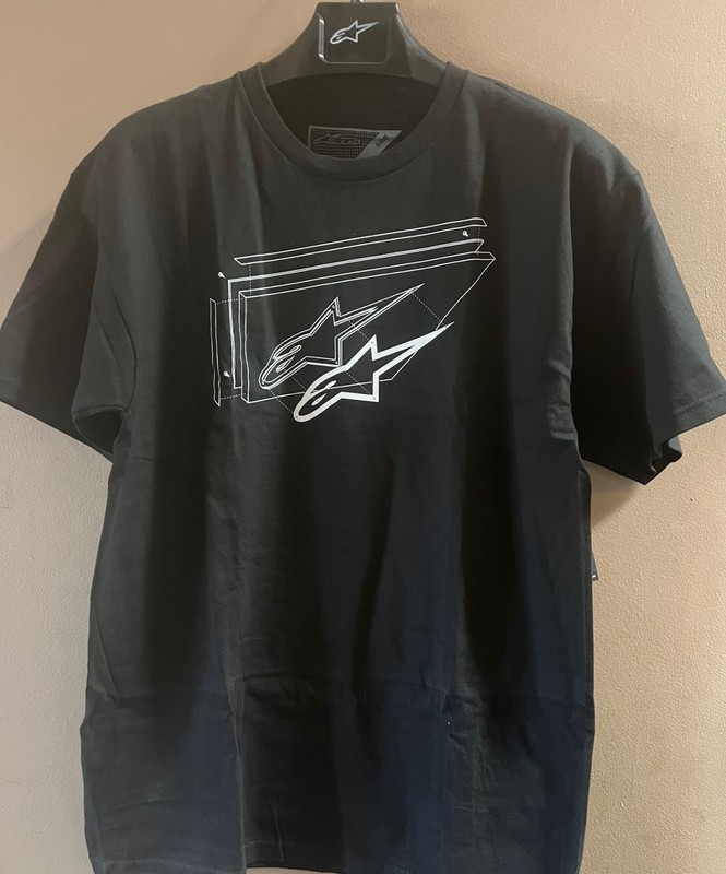 Alpinestars Exploded Tee Black Adult Motorcycle Logo T-shirt Size Large