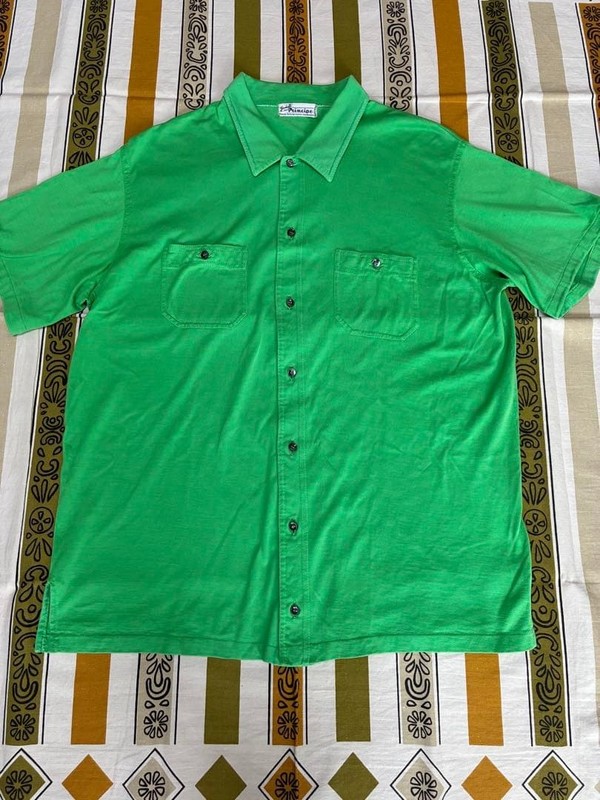 FEDELI x Principe Vintage 80s Italian Shirt Men’s L Green
