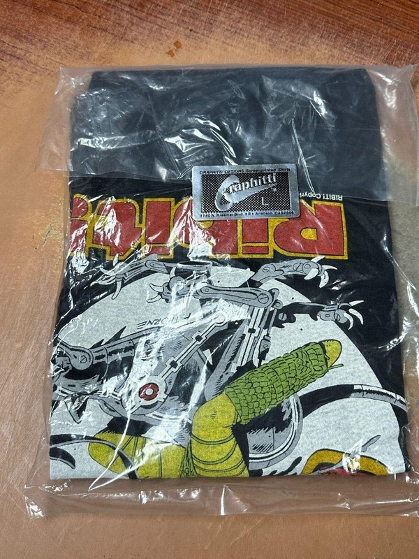 Vintage 1989 Ribit! Frank Thorne T-Shirt Graphitti Designs Comic Large L ⭐NEW⭐ gallery