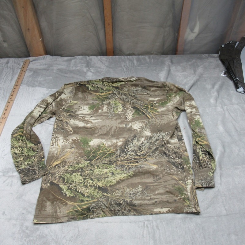 Rustic Ridge Shirt Mens Large Green Real Tree Camo Long Sleeve Hunting Outdoor gallery