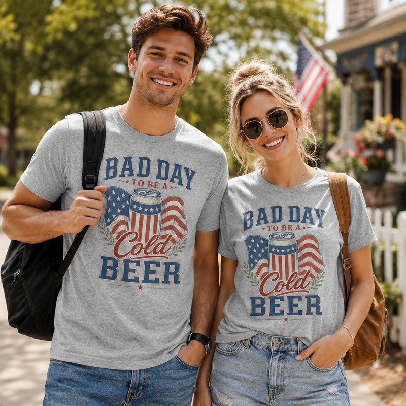4th of July Bad Day To Be A Cold Beer Shirt Gift for Men Women gallery