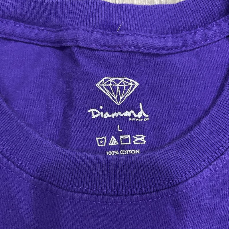 Los Angeles Lakers X Space Jam NBA Diamond Supply Co Purple Men’s Large T shirt gallery