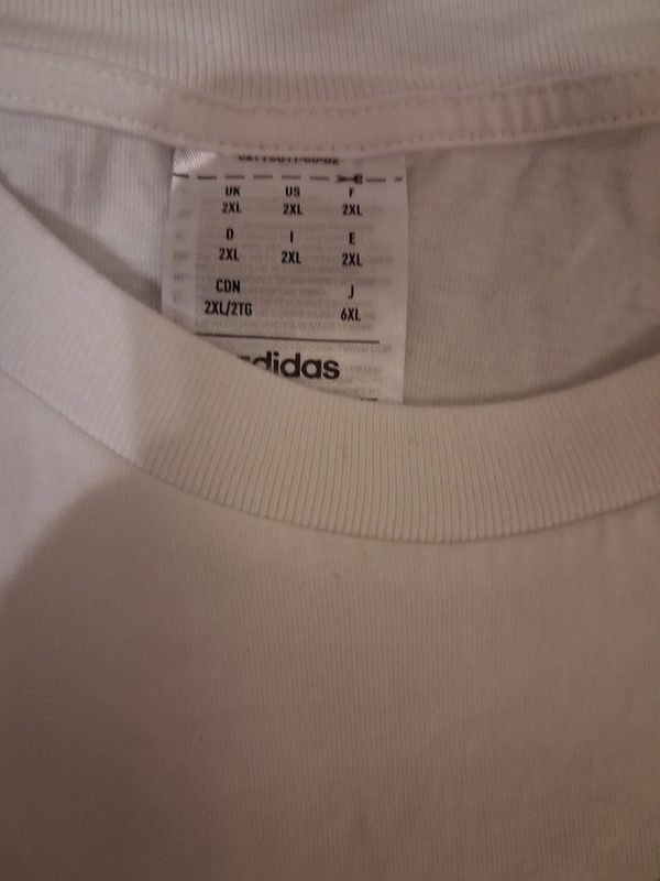 adidas Badge of Sport Tee Men's T-Shirt - White Size XXL gallery