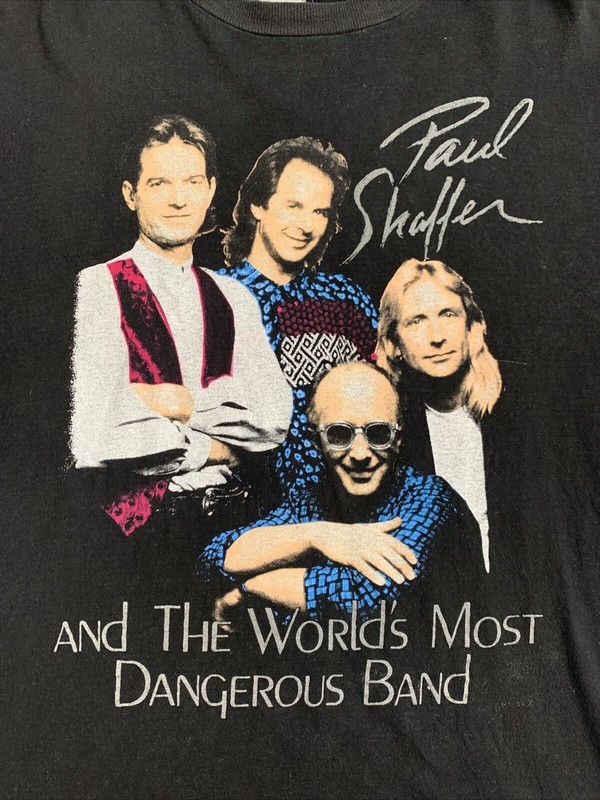 Paul Shaffer & The World’s Most Dangerous Band tee shirt