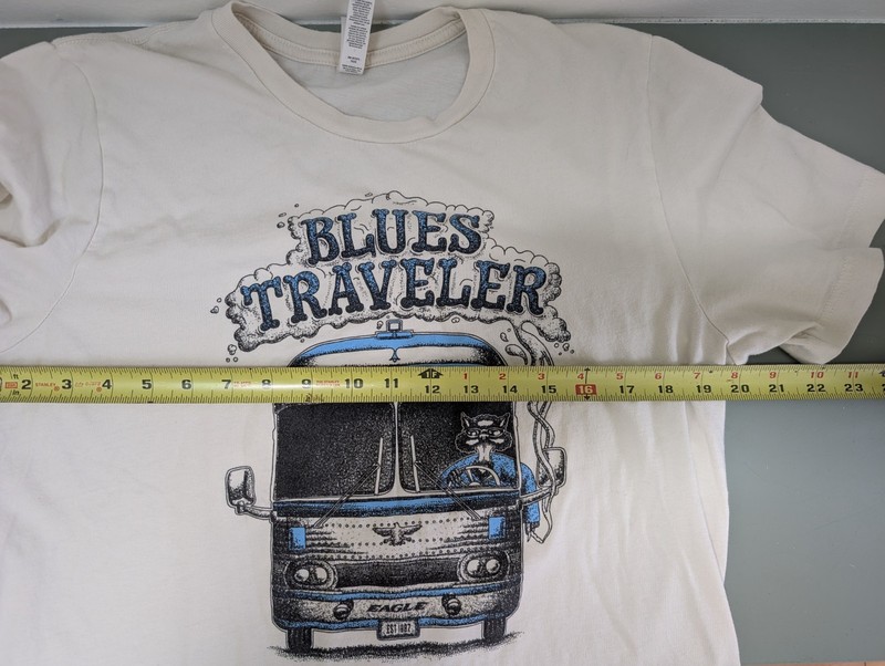 Blues Traveler 2025 Summer Tour T-Shirt Canvas Soft Cotton Tee Size Large gallery