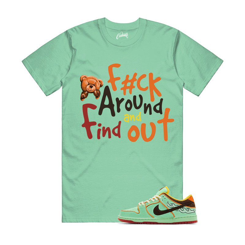 Dunk Rodeo Tourmaline Baroque Brown Monarch Yellow Orange Red T Shirt Match FCK