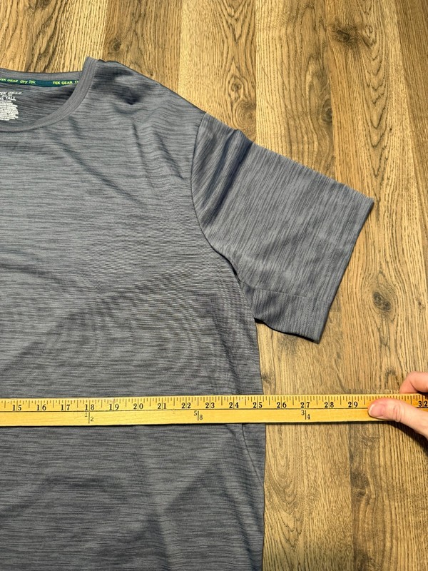 Tek Gear Shirt Men's Size 3XL Gray Athletic Wear Dry Tek Crewneck Short Sleeve gallery
