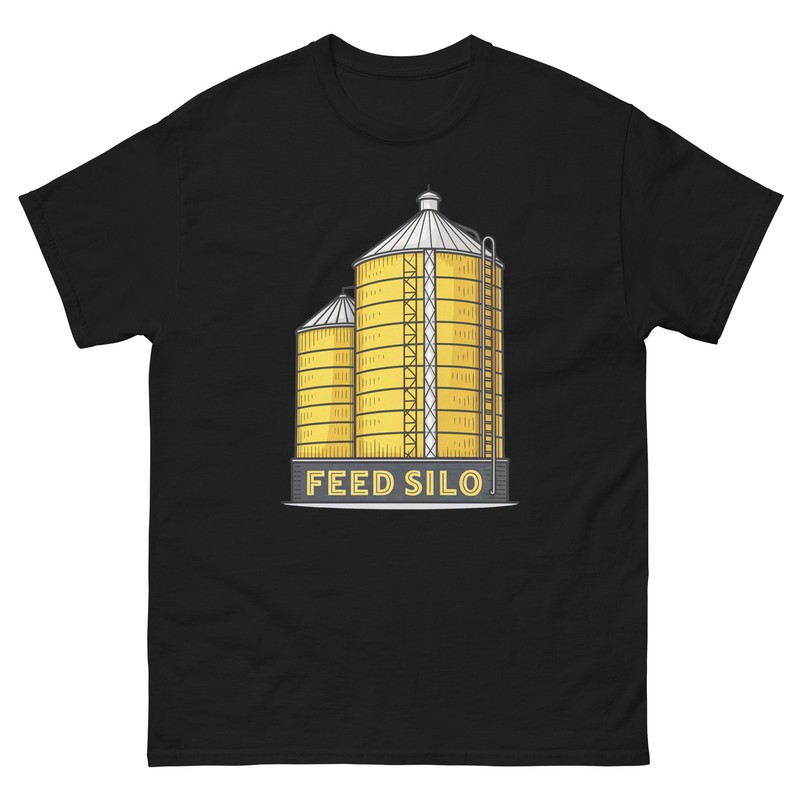 Feed Silo Farming Rural Life Agriculture T-Shirt