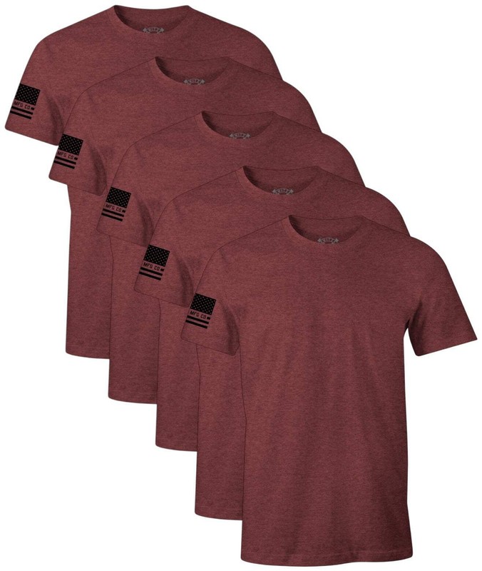 Howitzer Men’s T-shirt Standard Basic Packs Burgundy Heather Military Grunt
