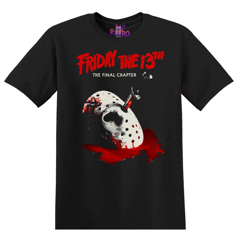 Friday The 13th The Final Chapter Horror Movie T-Shirt Black S-3XL gallery