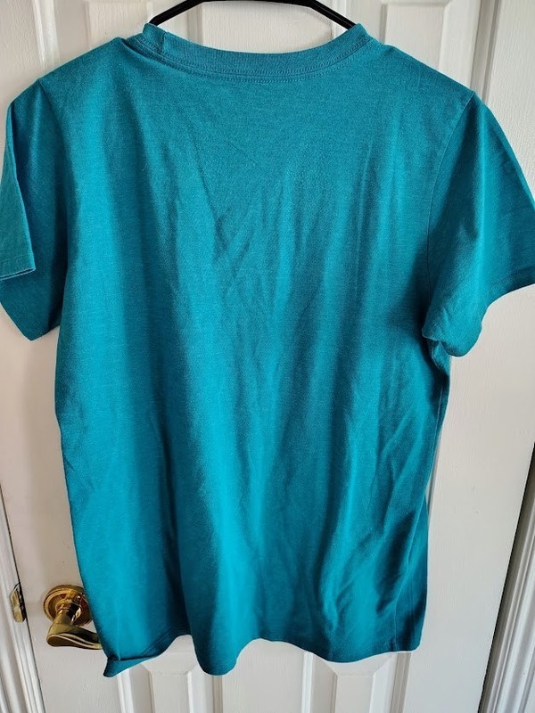 MEN'S PATAGONIA MEDIUM TURQUOISE T-SHIR IN EXCELLENT CONDITION gallery