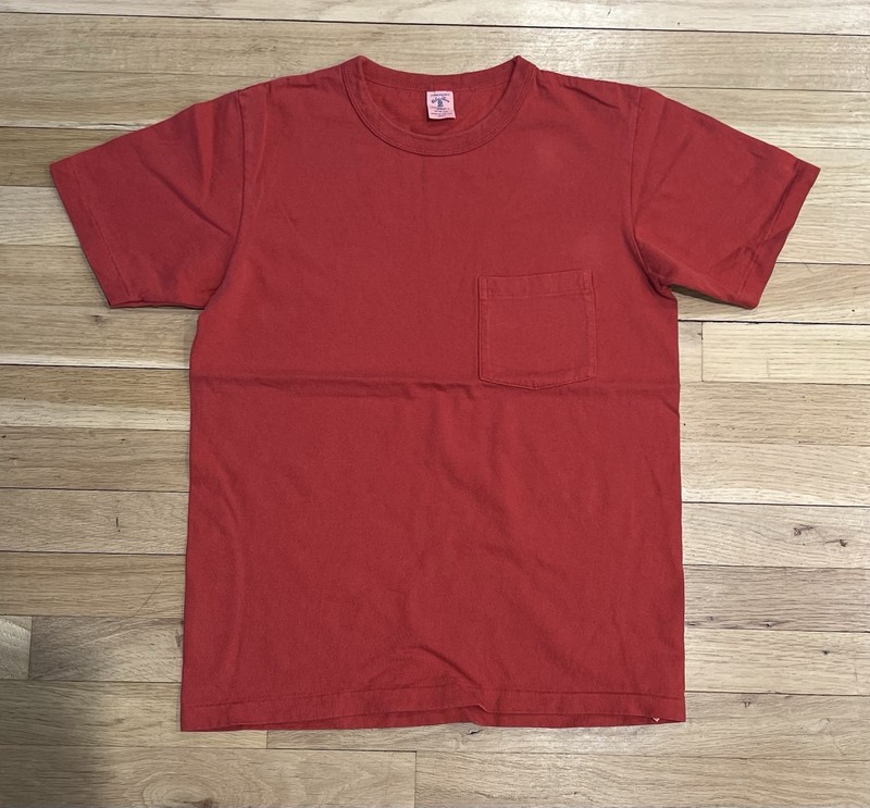 Velva sheen Pigment Dyed Crew Pocket Tee (Many Colors) (S-XL)