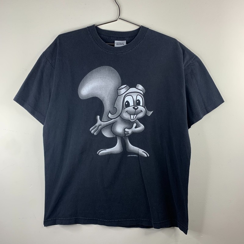 Vintage 1997 Rocky & Bullwinkle T-Shirt XL Stanley DeSantis Made USA Rare