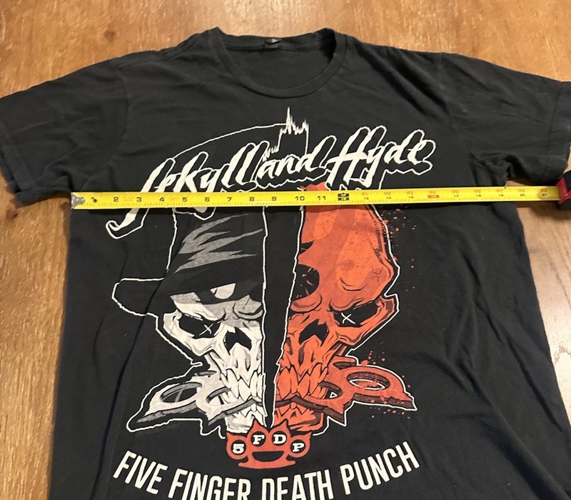 Five Finger Death Punch Jekyll And & Hyde T-Shirt Official Size M Black gallery