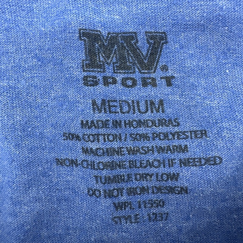 MV Sport T-Shirt Men M Blue Graphic Print Robert Moses ..#31035 gallery