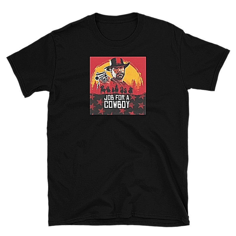 Job for A Cowboy, Red Dead Redemption, Printed T-Shirt