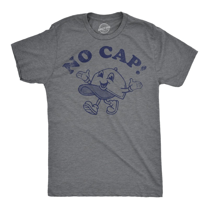 Mens Funny T Shirts No Cap Sarcastic Graphic Novelty Tee for Men
