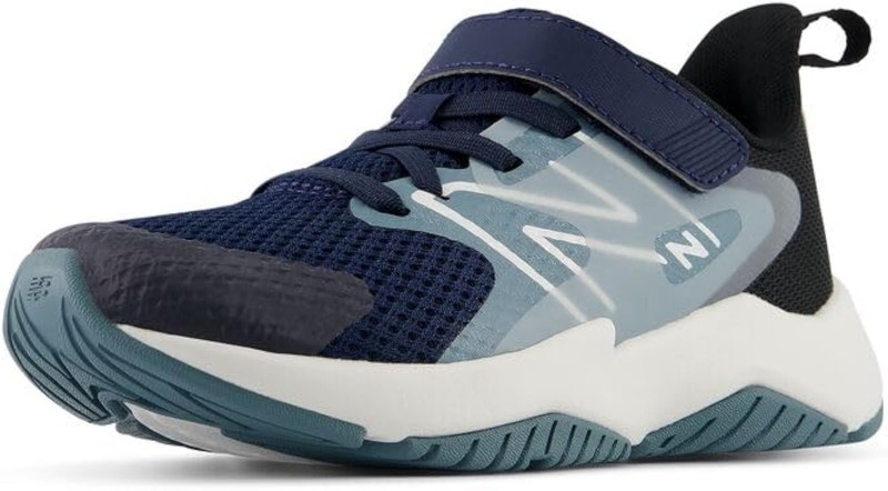New Balance Kids Rave Run V2 Bungee – Nb Navy/Salt Water – 12 Little Kid