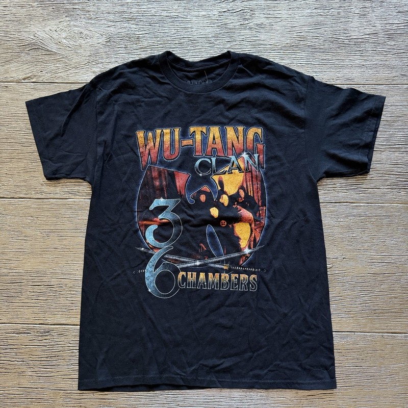 Wu Tang Clan 36 Chambers Shirt Black Size L