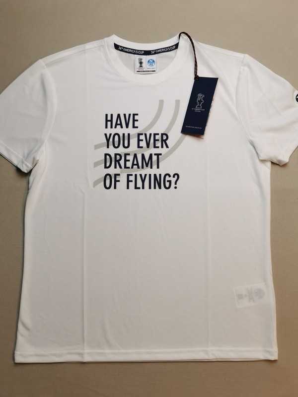 PRADA x NORTH SAILS Mens 36th Americas Cup Mistral T-Shirt White Fast Shipping!
