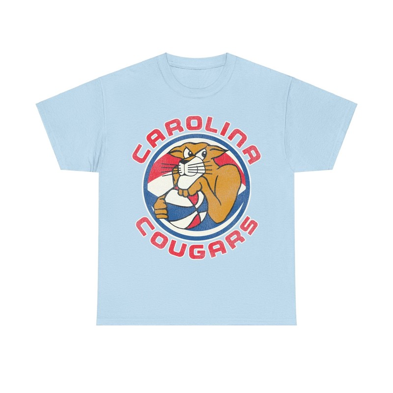 Carolina Cougars ABA Basketball Nostalgic Retro T-shirt