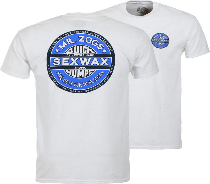 SexWax T Shirt T-shirt 100% cotton Sex Wax Zog Surf Beach Spring Break Beach NEW