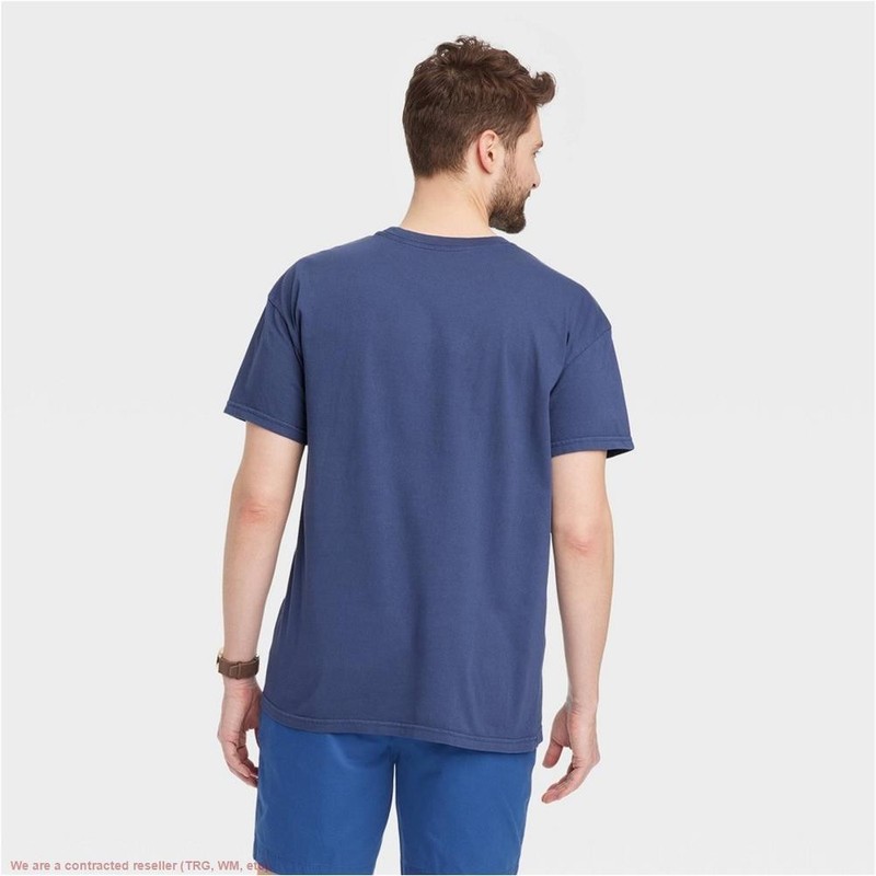 Men's Heavyweight T-Shirt Goodfellow & Co Seamless Blue XL *SEE DEAL!!!* gallery