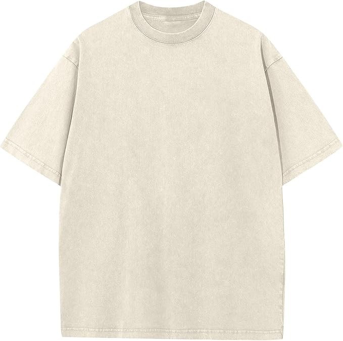Oversized 100% Cotton Acid Wash T-shirt Heavyweight Hip Hop Style Tee gallery