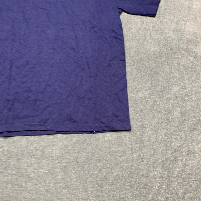 Vintage Hanes Beefy-T T Shirt Men's S 34-36 Purple Cotton Short Sleeve Classic gallery