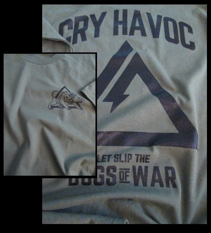 Delta Force "Special Forces" Fort Bragg "Dogs Of War " T-Shirt XL Silk-Screened gallery