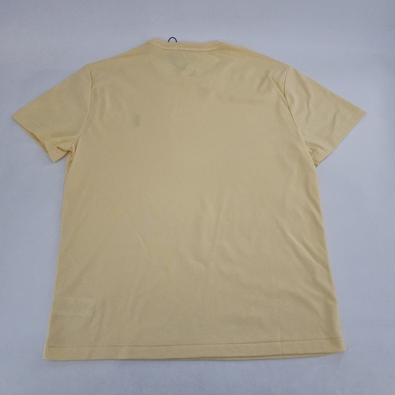 Polo Ralph Lauren Custom Slim Fit Soft T-shirt Pony Logo Mens LARGE L Yellow NEW gallery