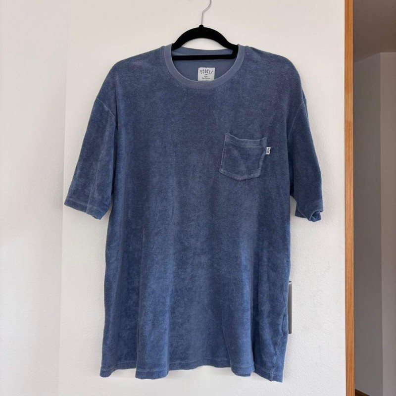 FEDELI for RHC Pile Fabric T-Shirt Size S Blue