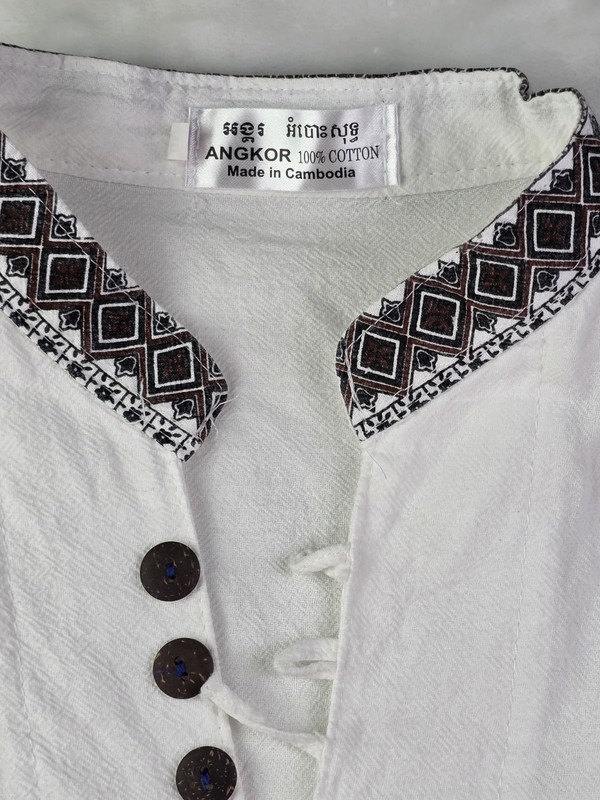 Angkor Men's XL Camobia Kingdom of Wonder Cotton Graphic Shirt gallery