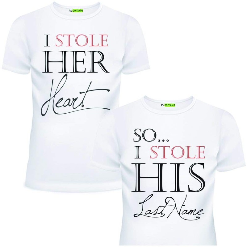 Matching Shirts for Couples Funny His & Hers T-Shirts, Matching Couple Shirts gallery