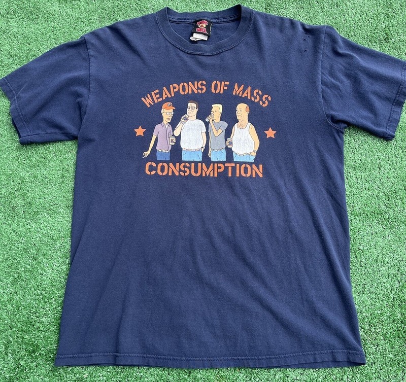 King Of The Hill Consumption Navy COlor Shirt Unisex Concert S-5XL AR639