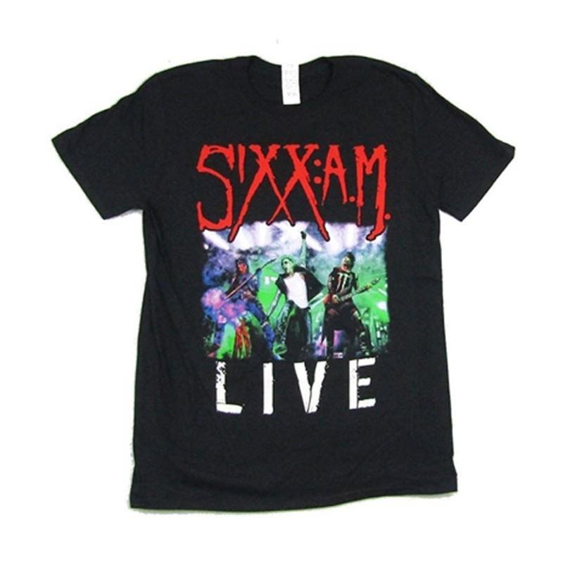 Men's Sixx A.M. Live World Tour 2016 T-shirt XX-Large Black