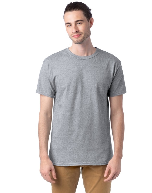 Hanes Men T-Shirt 6Pack Short Sleeve Tee Crewneck Midweight Essentials Authentic
