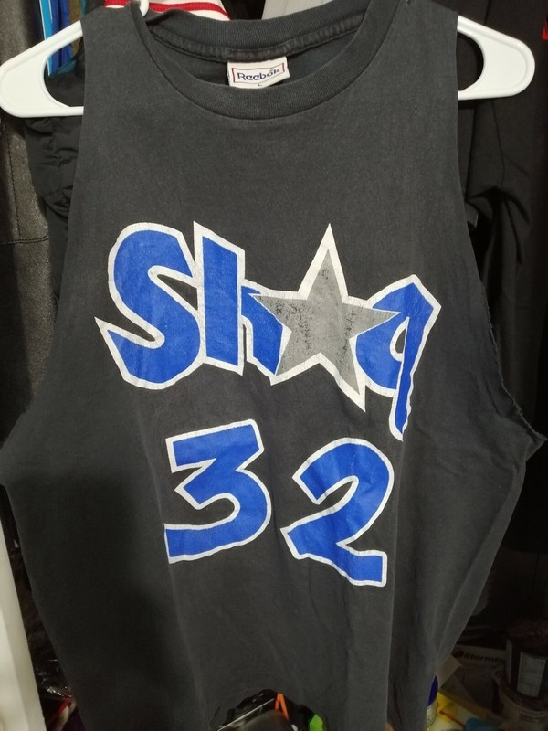 Vintage 90s reebok 1993 Shaquille O Neal Orlando Magic muscle tank top shirt L