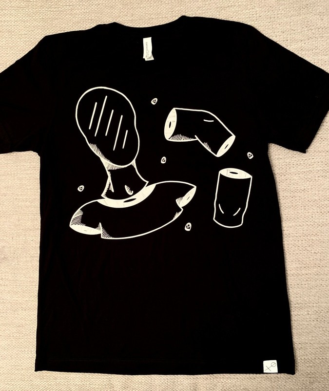 Head, Shoulders, Knees, Toes, Eyes, Ears, Mouth, Nose FUN T-shirt Unisex Large