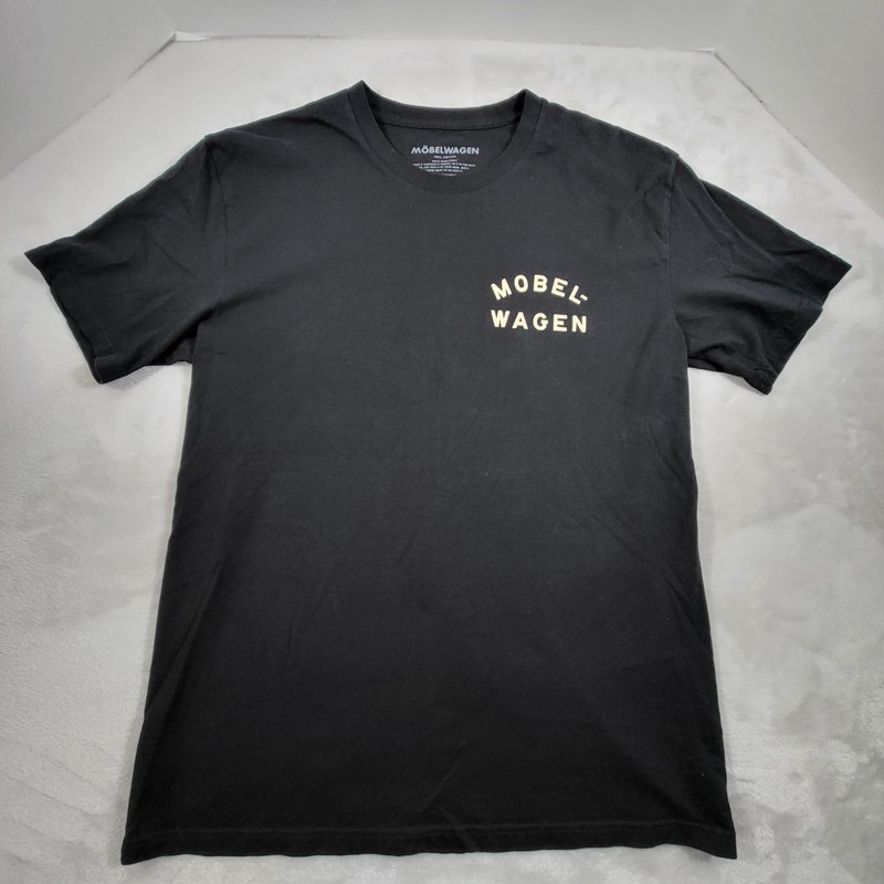 Mobelwagen Air Cooled Only Club Shirt Mens Large Black VW Volkswagen Tee