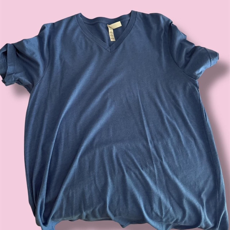 BELLA+CANVAS Heather CVC V-Neck T-Shirt