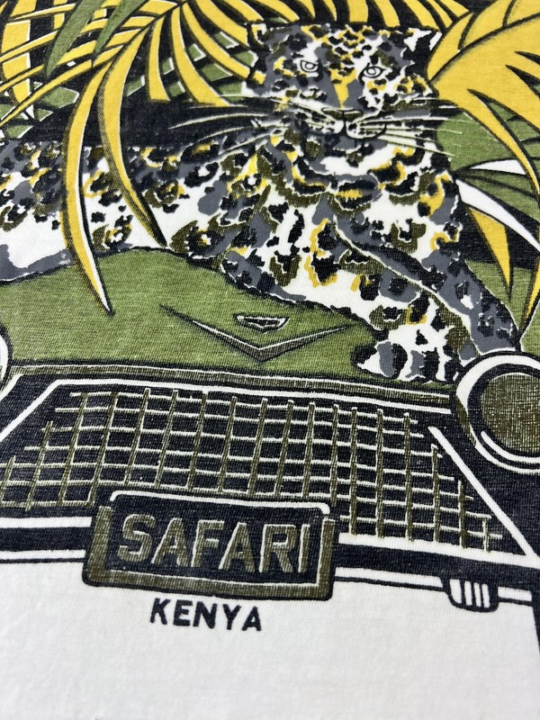 Vintage Taurus Designs Safari Kenya Shirt Mens XL Animal Graphic 90s gallery